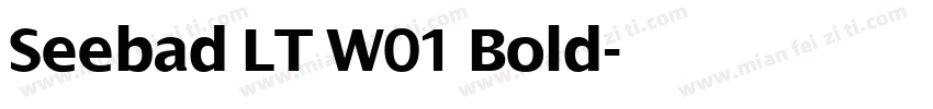 Seebad LT W01 Bold字体转换